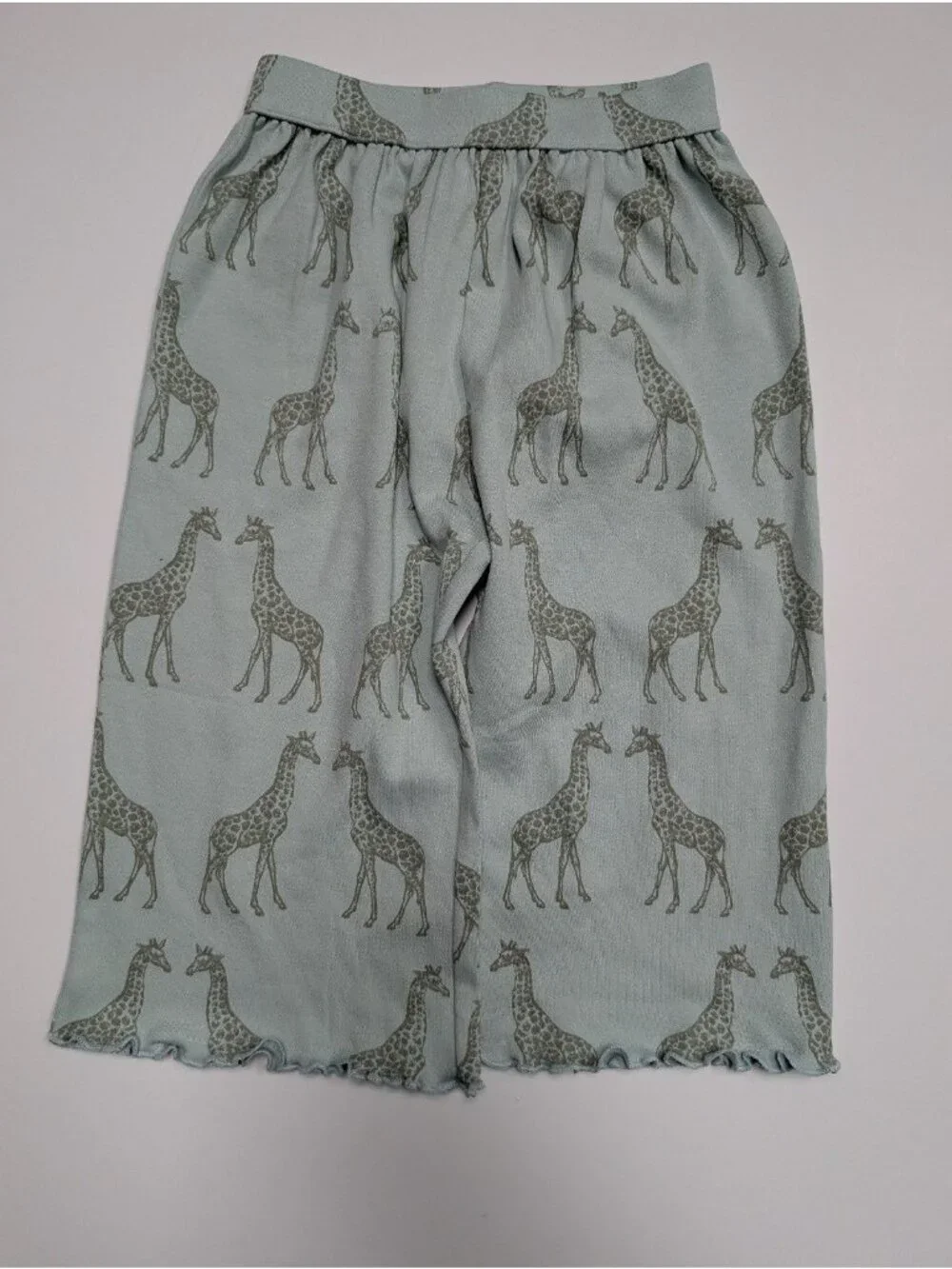 Kate Quinn Organic Cotton Iceberg Giraffe 3T Jade Set Long Sleeve Giraffes
